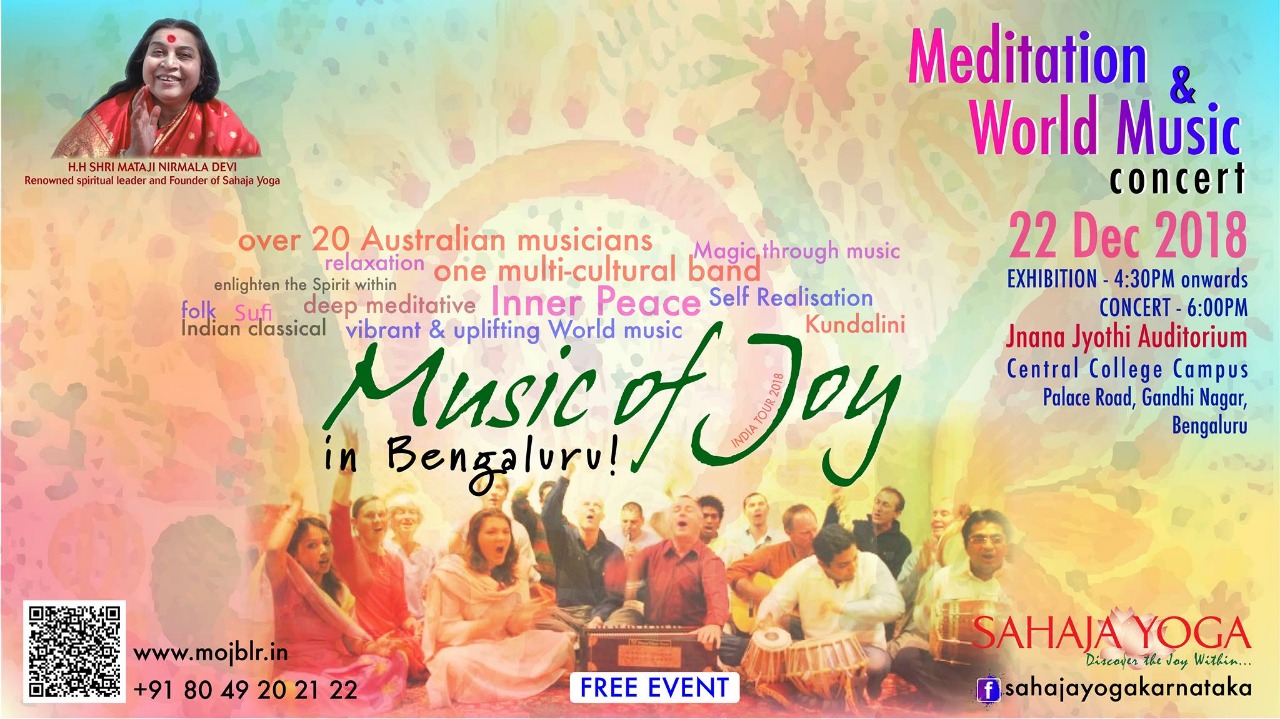 Commencement of the Sahaja Yoga Music of Joy India Tour 2018